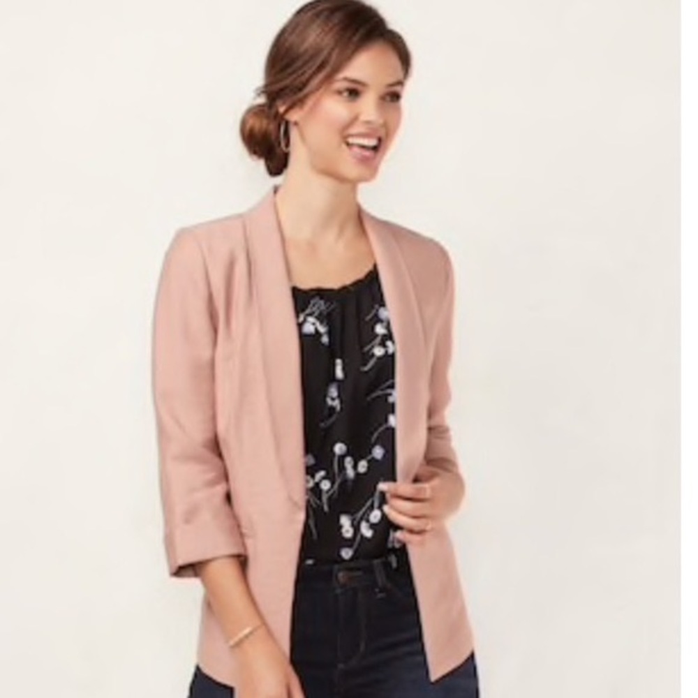 Lauren Conrad champagne blazer